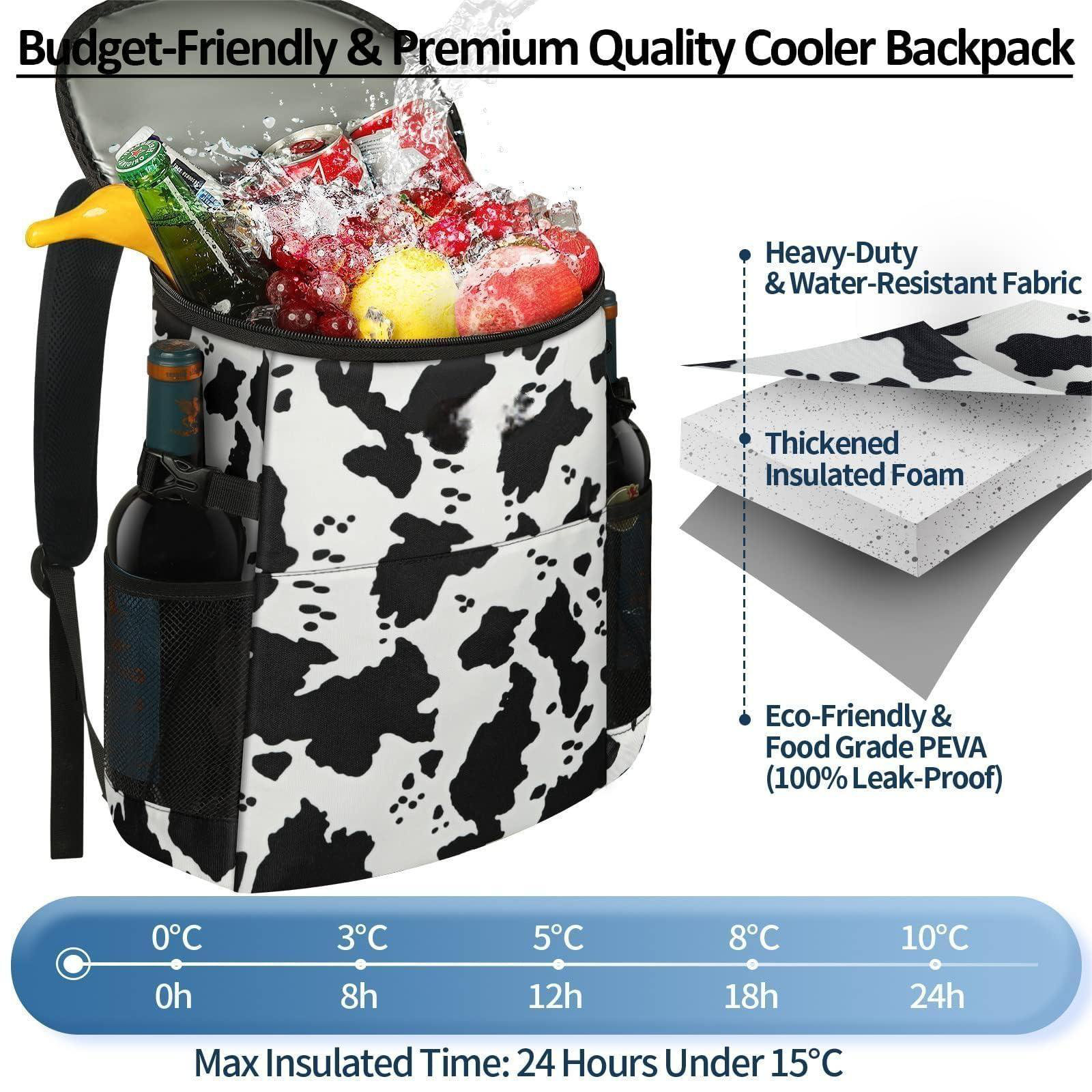 Rebrilliant Camping Cooler Backpack 30 Cans, Soft Backpack Coolers ...