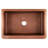 33" Vine Design Copper Farmhouse Sink