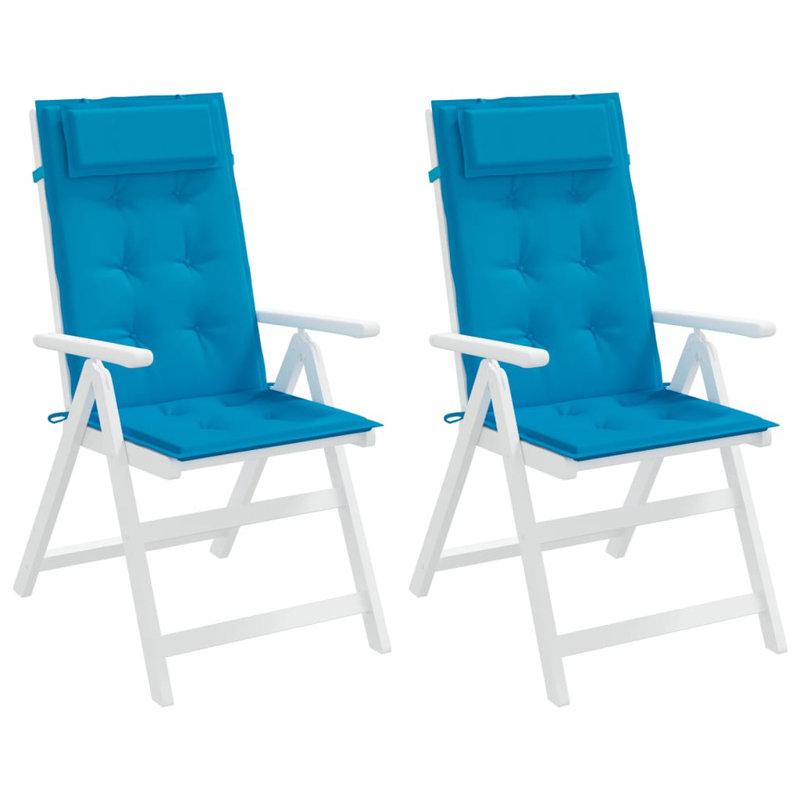 Coussin de siège / dossier d'extérieur 2 pièces Dajuana Latitude Run®, Bleu