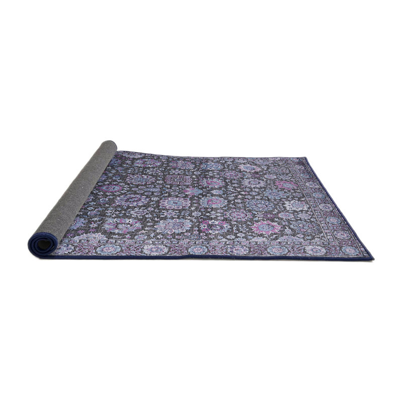 Tapis oriental gris Thorger, Rond 6 pi