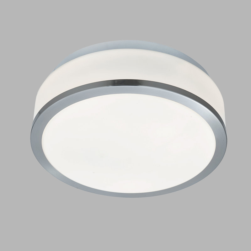 Bramblett Flush Mount, Satin Silver