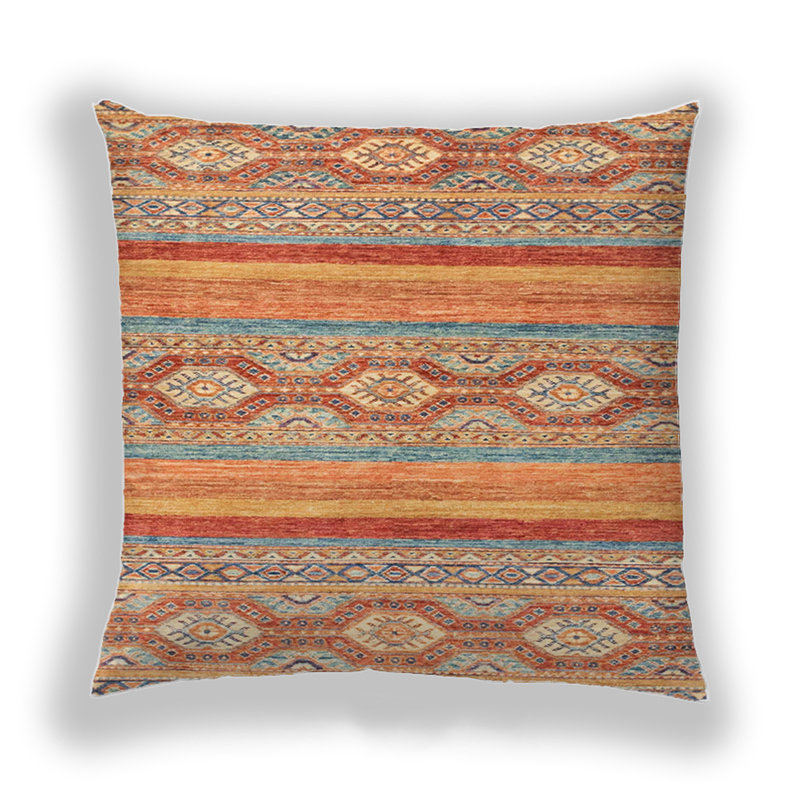 Coussin décoratif abstrait 2502, Microsuède