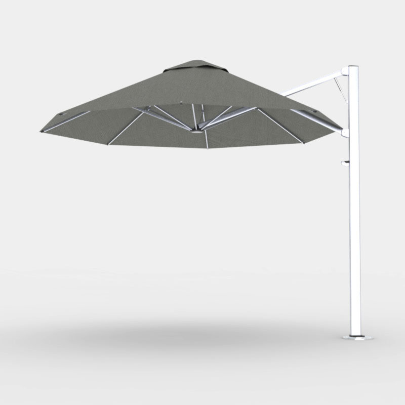 Shadowspec Serenity™ Octagon Umbrella, Surface Plate, 11 ft, Charcoal Tweed