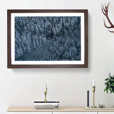 A Pine Tree Forest in Abstract - Picture Frame Graphic Art Print