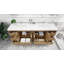 Ensemble de meuble-lavabo double 83 po Dudelange-458998499