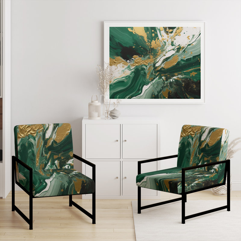 Fauteuil d'appoint Daeschle, Noir, noir, noir, noir