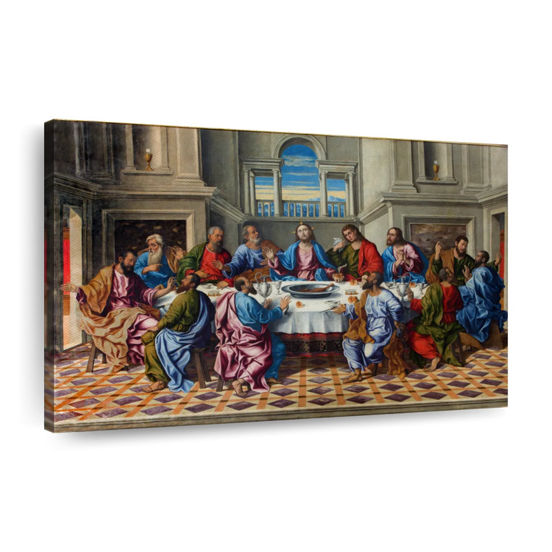 " The Final Supper Canvas Print ", 20" H x 30" W x 1.25" D