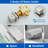 Deck Mount Roman Tub Faucet Set Waterfall High Flow Bathtub Faucets-109575967