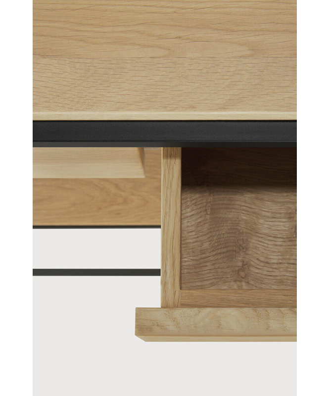 Monolit 48'' W Solid Wood Console Table, Natural