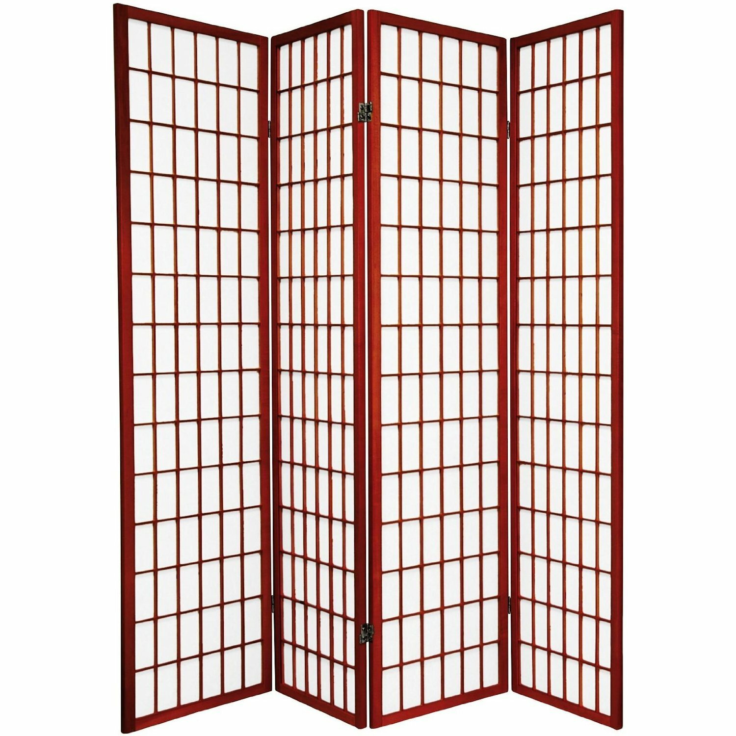 Hoceima 52'' W x 70.5'' H 3 - Panel Solid Wood Folding Room Divider