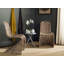 Chaises d'appoint 38 po en rotin tissé classique - Ensemble de 2 chaises élégantes et durables à motif en zigzag
