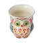 Pot à fleurs hibou en céramique