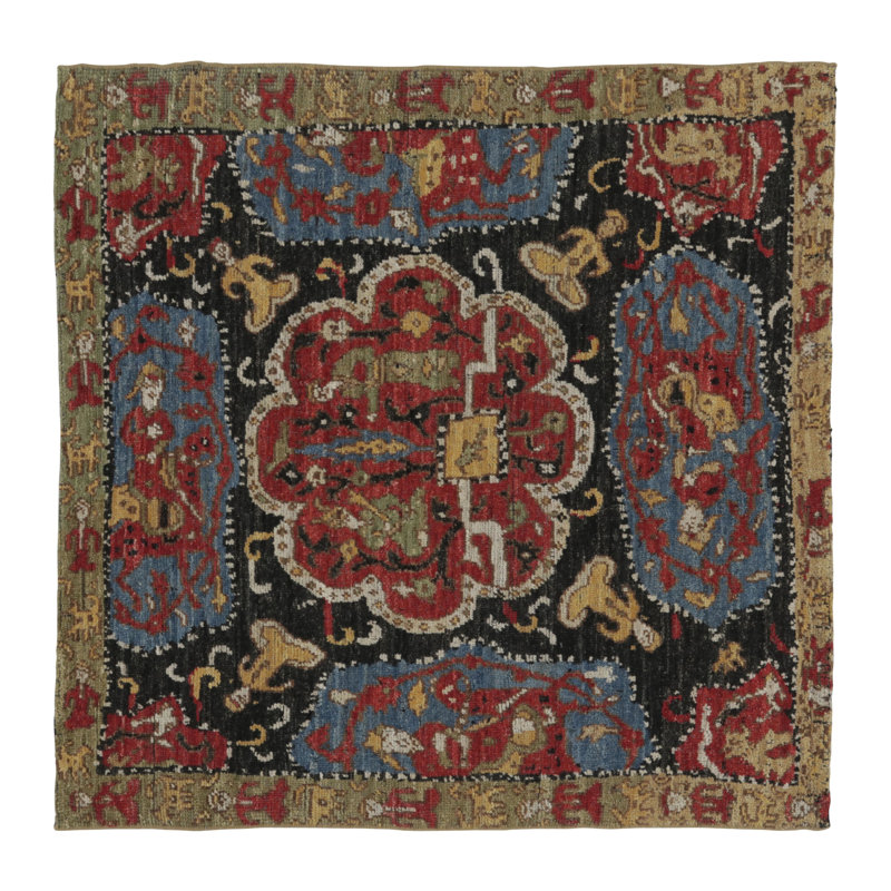 Burano One-of-a-Kind 3'9X3'10 Hand Knotted Area Rug