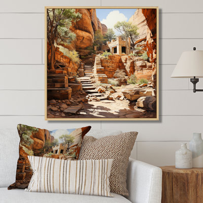 " Canyon Passage Pointillism II "