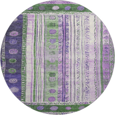 Premium Machine Washable Millbrook AMF1963 Stripes Rug
