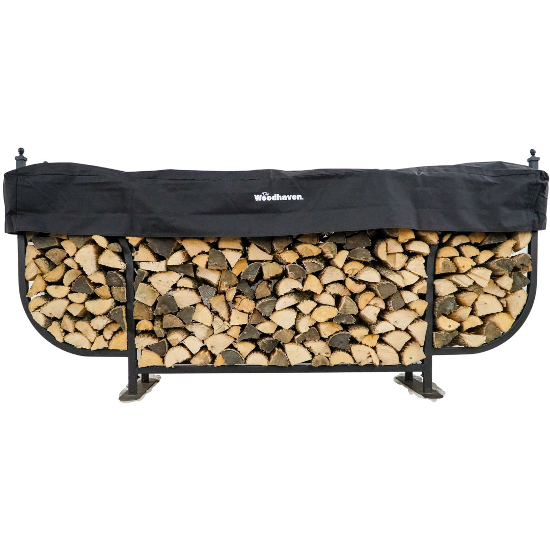 108'' W Metal Log Rack Woodhaven