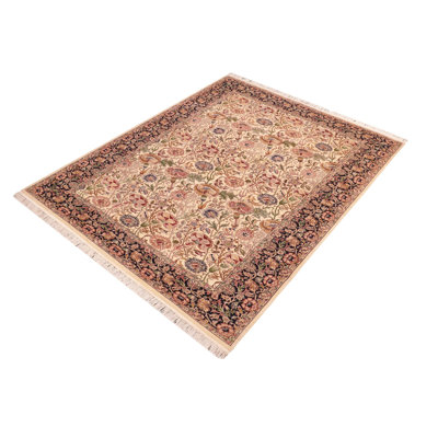 Oyer Wool Floral Indoor Rug