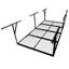 600 lb Support de rangement pour le garage de grande capacité de 3 pi x 8 pi, hauteur réglable de 22 po à 40 po, support en acier noir pour récupérer le plafond