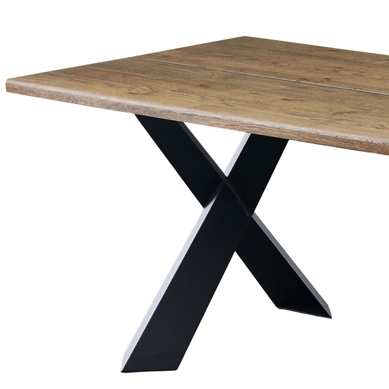 Metal Base Dining Table