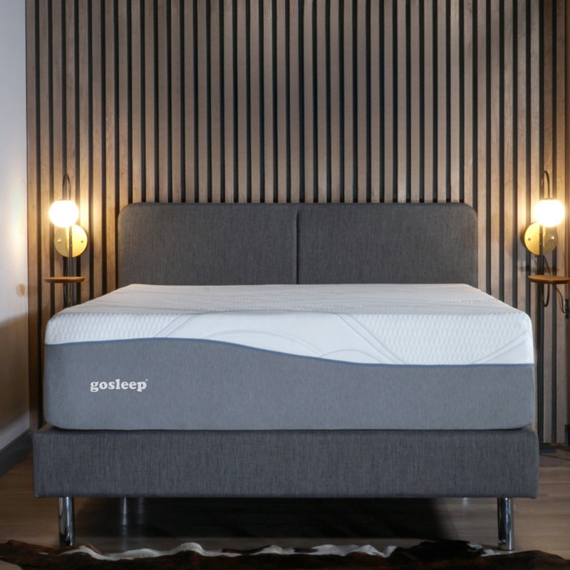Matelas hybride à ressorts ensachés Kruger, Lit double, 14"