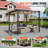Outdoor Retractable Pergola with Sun Shade Canopy Aluminum-106897476-106897479