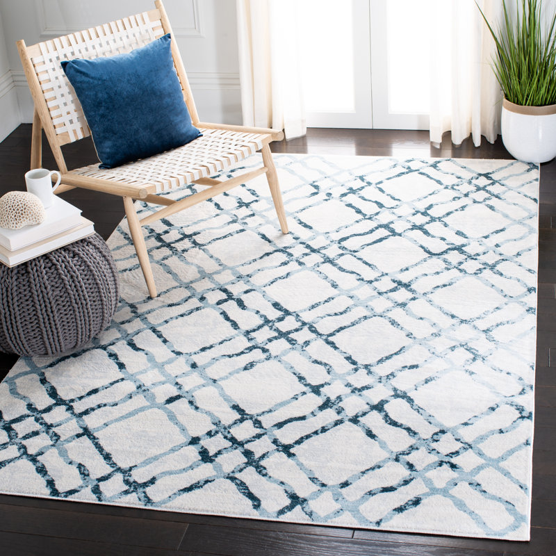 Leytonstone Geometric Hand Woven Area Rug, Rectangle 160 x 231 cm