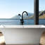 Robinet de baignoire moderne avec douche à main - noir mat, métal, noir de rénovation de salle de bain et amélioration de la qualité de la corrosion,