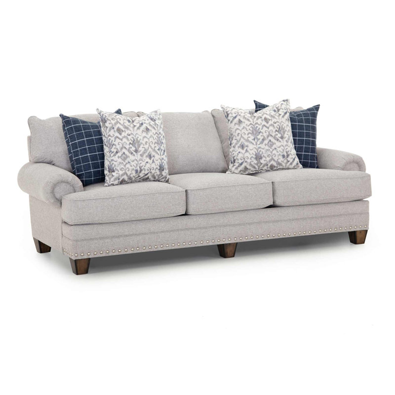Hollowell Upholstered 101.5'' Sofa, Gray, Yes