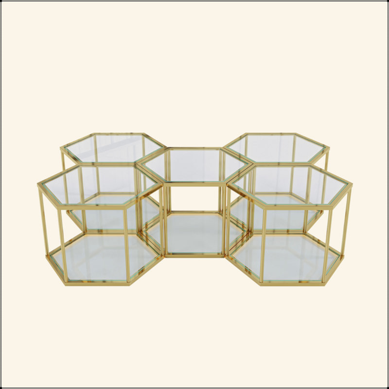 1 + 4 salon petite table basse table de chevet table de chevet table d'appoint