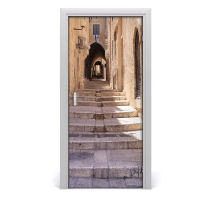 Jerusalem Israel Door Decal