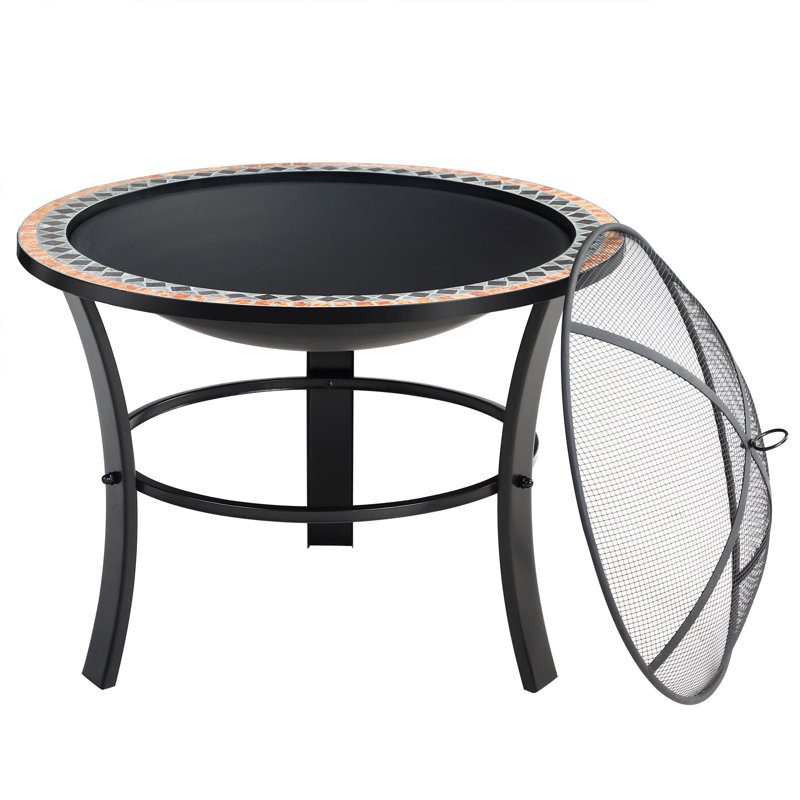 Circle Charcoal Smokeless Outdoor Fireplace
