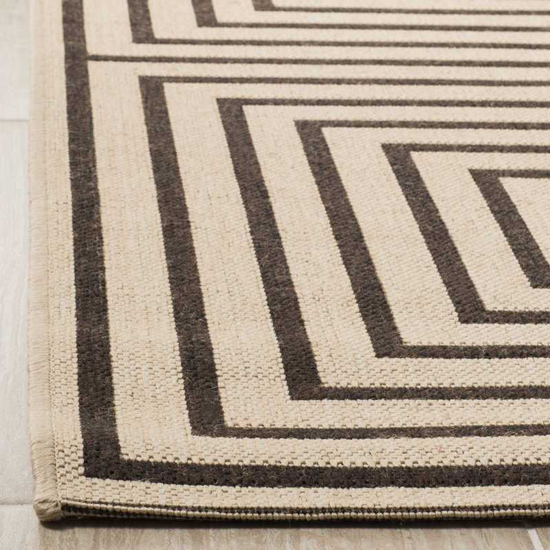 Tapis géométrique Allenspark 100 Performance, Rectangle 4 pi x 6 pi