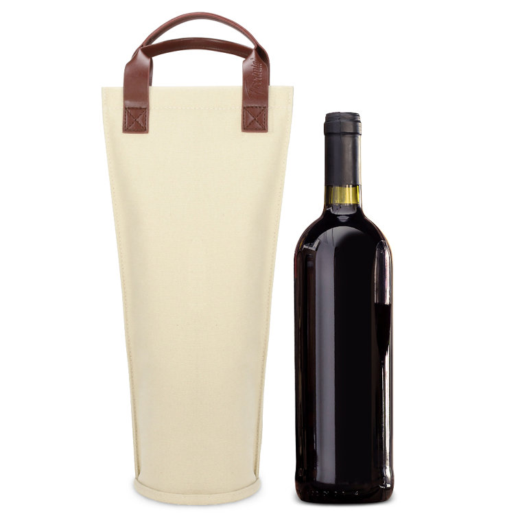 Tirrinia Insulated Wine Gift carrier Tote - Travel Padded 2 Bottle