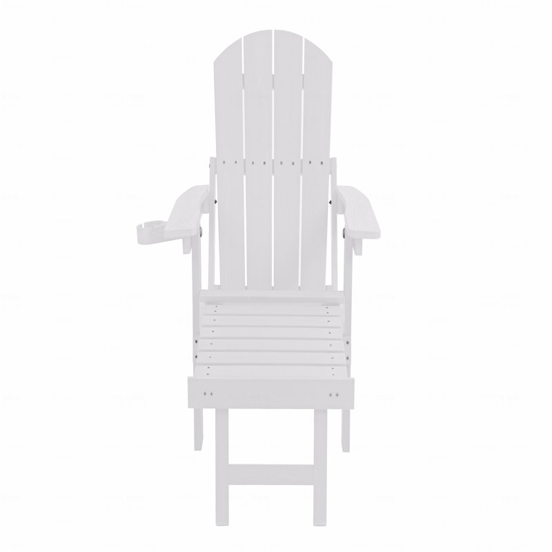 Outdoor Patio Lounge Chair, White