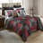 Your Lifestyle by Donna Sharp Red Forest 3PC Rustic King Quilt Set-1639844158