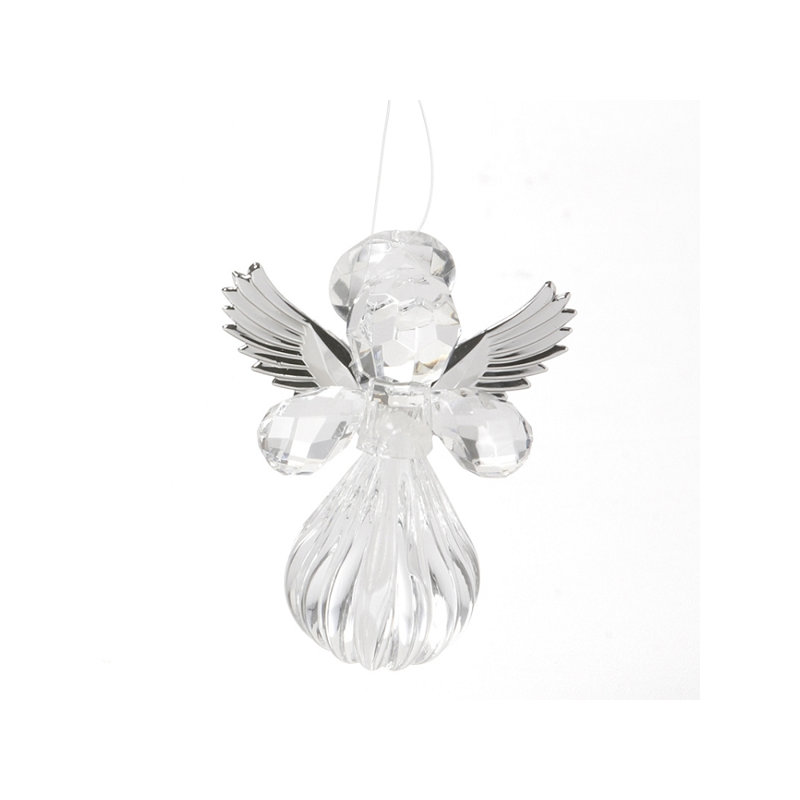 Figurine suspendue fée en acrylique
