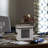  China Plate Storage Box, Holds 12 Dessert Plates or Bowls, Windowed Panel, Sturdy Frame and Reinforced Handles, Felt Cushions, Fully Removable Lid