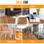 Carreaux de sol en mousse à grain de bois à emboîtement de 3/8 po HomeCube USA-96453267