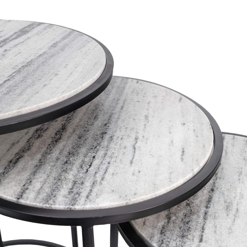 Stone Top Nesting Tables