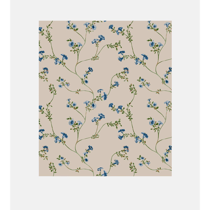SAMPLE-Joules Robey Cottage Floral Creme Wallpaper