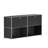 Modular Metal Drawer sideboard file cabinet Dining Cabinet Shelf Bookcase 2-tier Storage-129682531