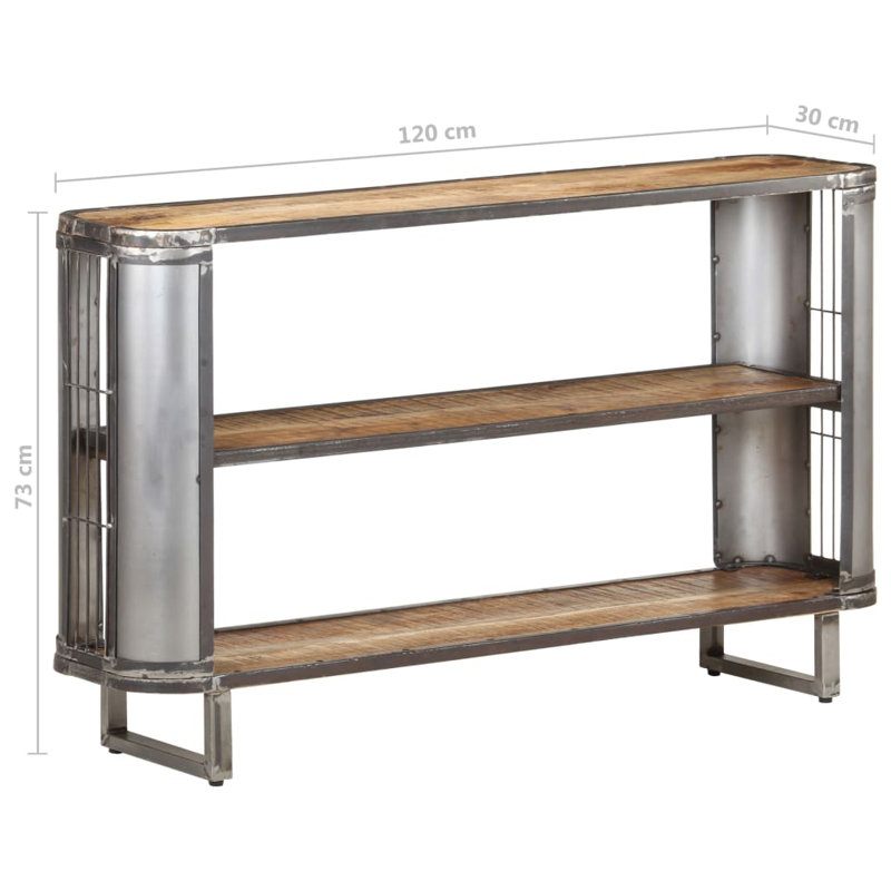 Catlett 120cm Solid Wood Top Console Table