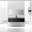 Ensemble de meuble-lavabo mural simple 59,06 po Diella-117215210