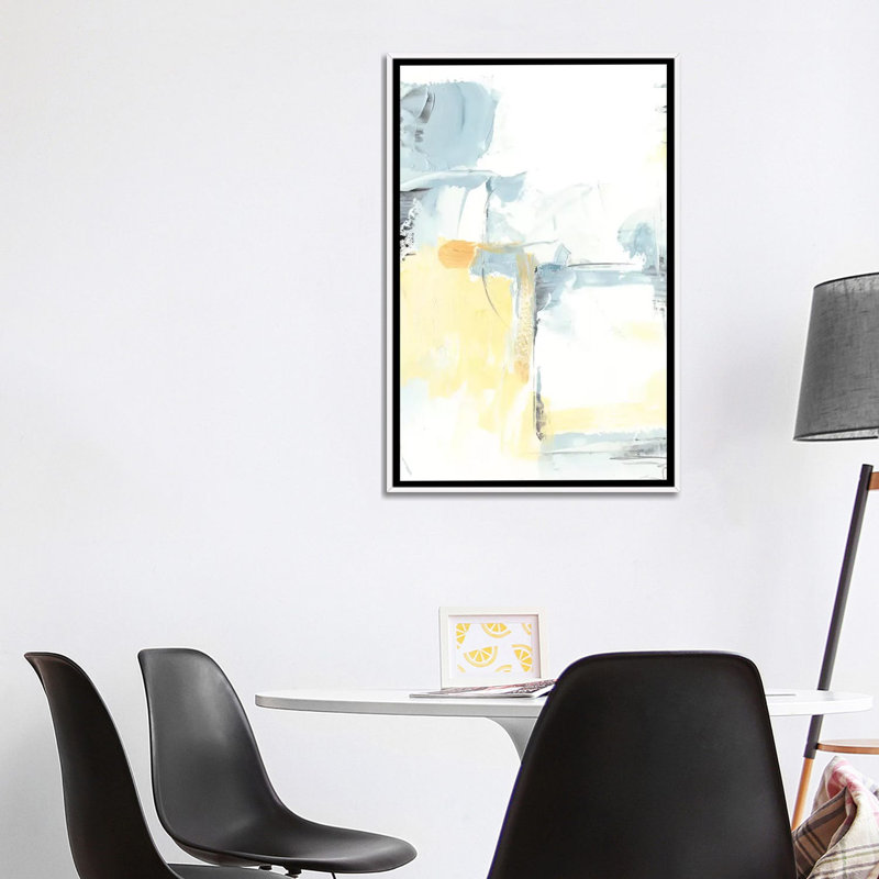 " Subtlety II " by Ethan Harper, 40" H x 26" W x 1.5" D, White Framed, No Mat
