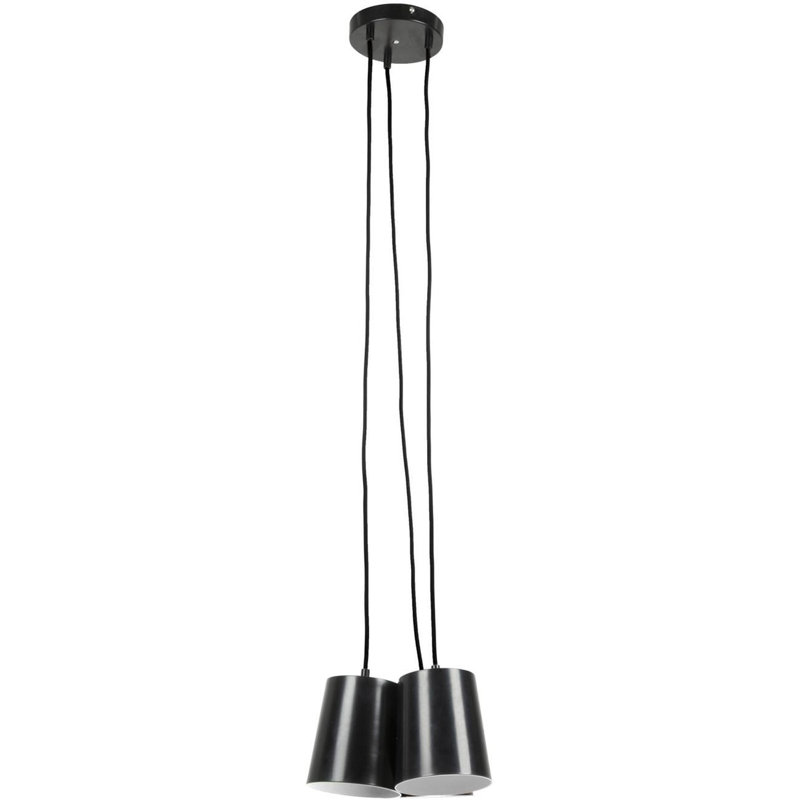 Maxson 3 - Light Black Cylinder Pendant