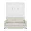 Lit escamotable double pleine grandeur avec coussin-193482643-193482644
