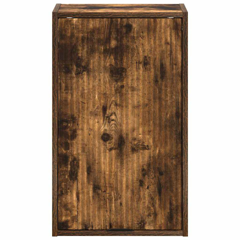 Wall Mounted Required Bathroom Cabinet, Smoked Oak