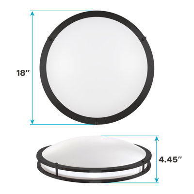 Eryx Acrylic LED Flush Mount Ceiling Light