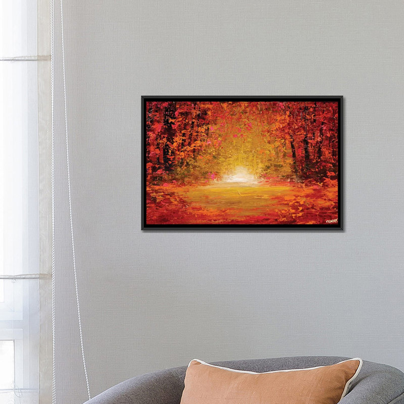 « the secreting jardin », impression sur toile, H 18 po x l 26 po x P 1,5 po, Toile avec cadre noir