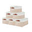 Bac de rangement pliable Decomomo | Cube de rangement pliable en tissu robuste avec poignées-1265045044